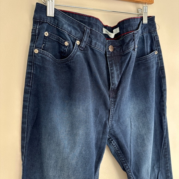 Womens Woolrich Jeans Dark Blue slim Skinny Jeans Size 12 - Picture 3 of 10